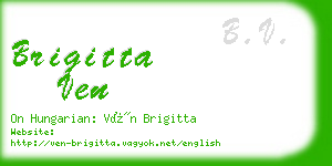 brigitta ven business card